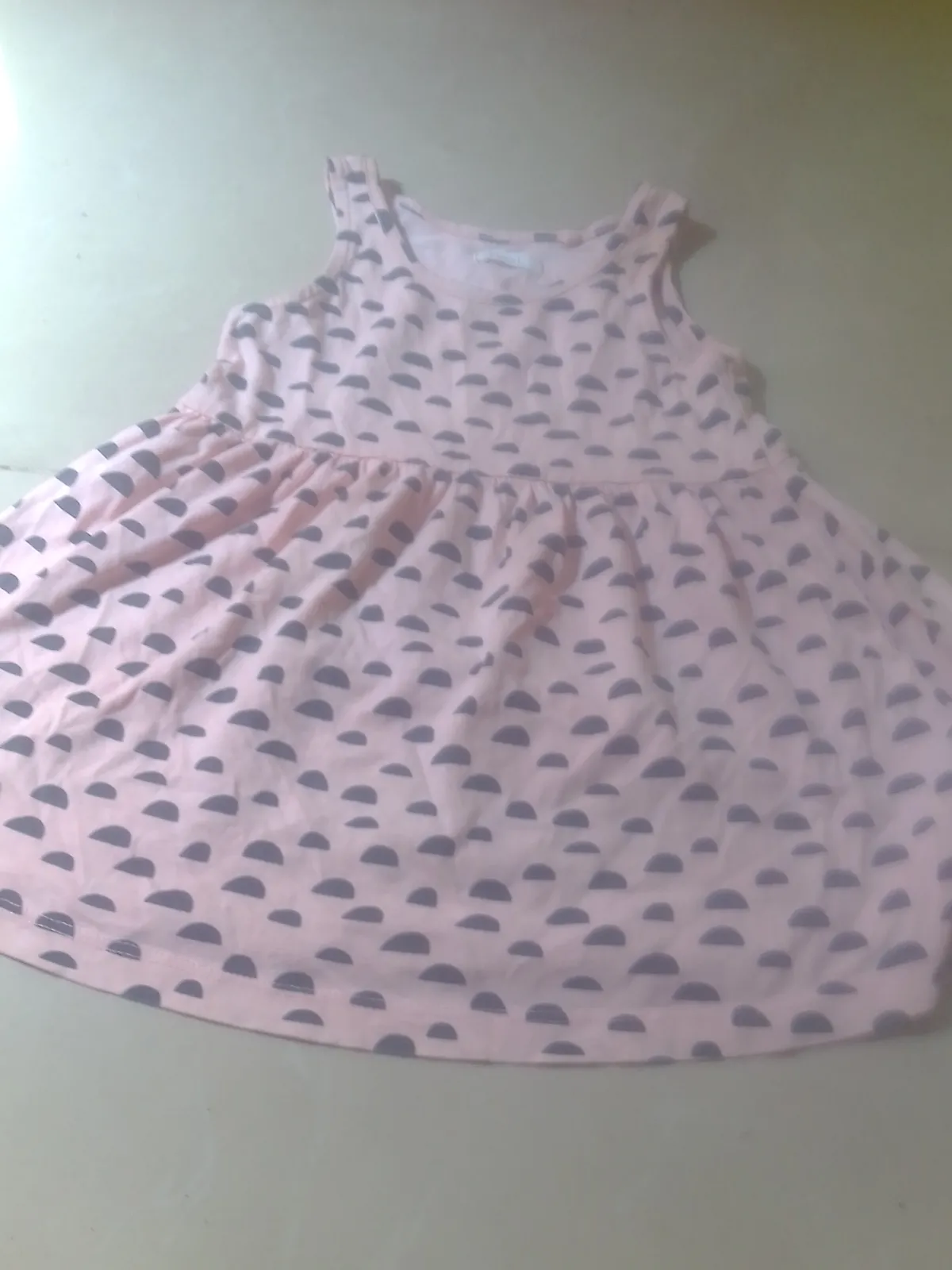 Vestido infantil rosa usado