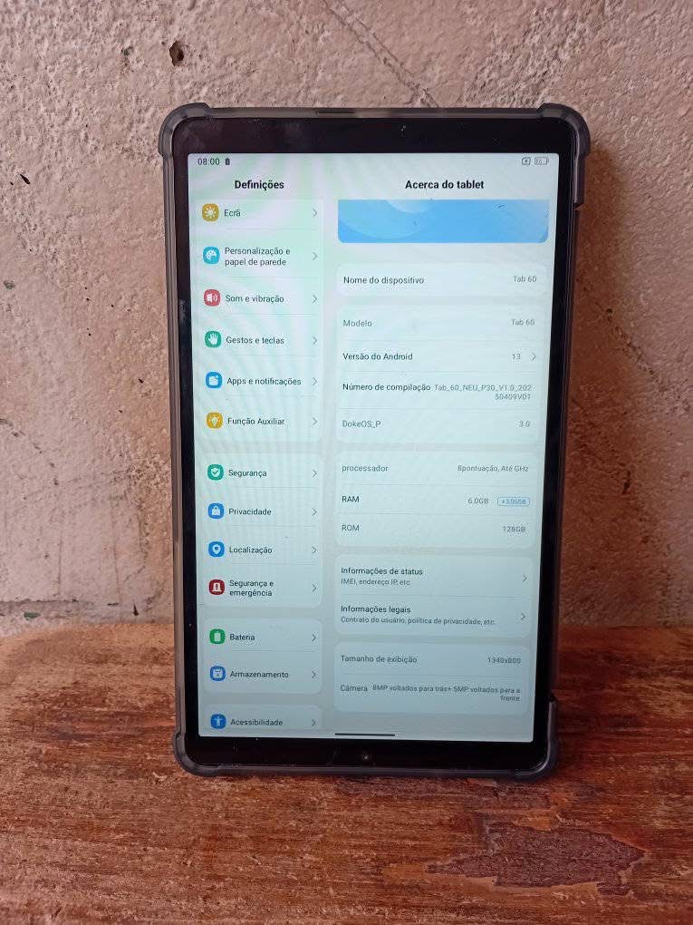 Tablete modelo TAB 60
