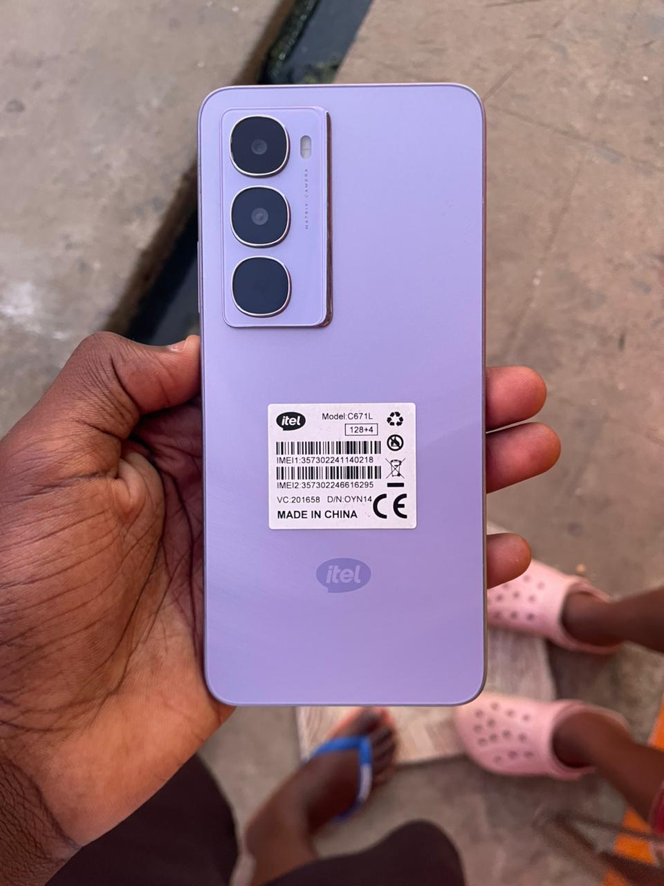 Itel city 100, 128gb, roxo