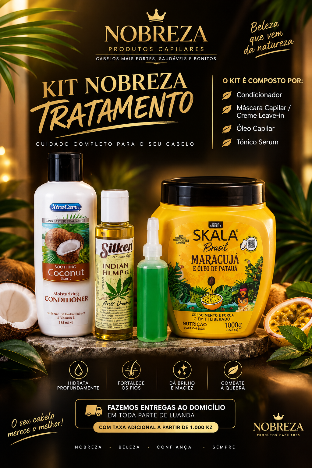 KIT NOBREZA TRATAMENTO CAPILAR