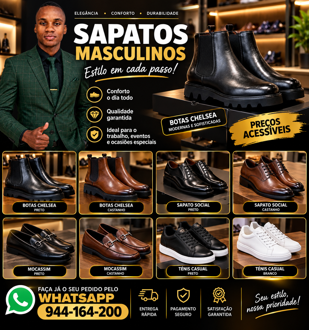 Sapatos a bom preço