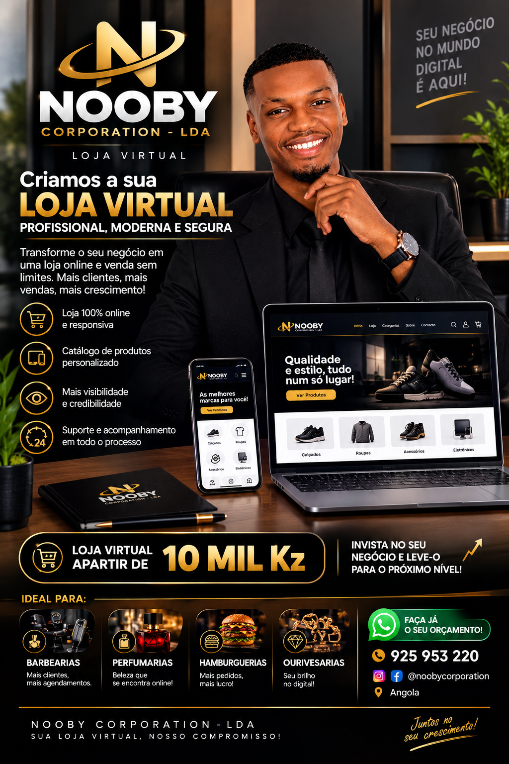Criação de lojas virtuais profissionais