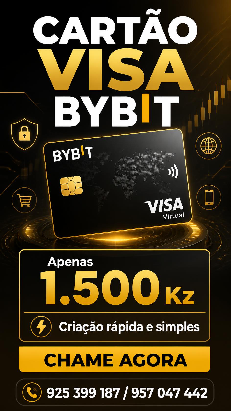 Cartão visa virtual BYBIT